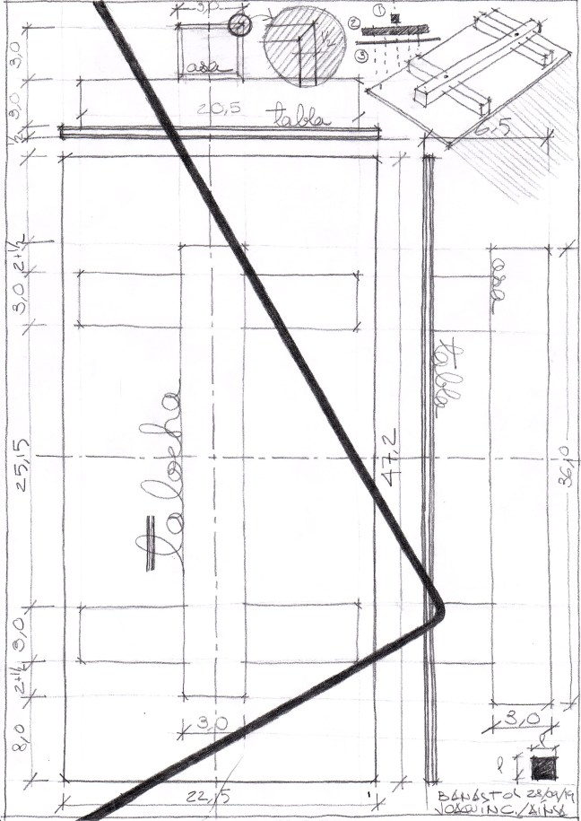 TALOCHA SOBRARBINA LLANA DE MADERA TABLÓN DE YESAIRE XVI JORNADAS BIOCONSTRUCCIÓN AÍNSA 2019 @arrebossart lagunas tello, ruben
